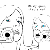 That's me in the mirror. Oh my gawd, is that me too?