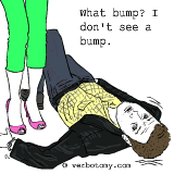 What bump? I don't see a bump.