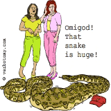 Omigod! That is a huge snake!