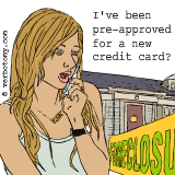 I've been pre-approved for a new credit card?