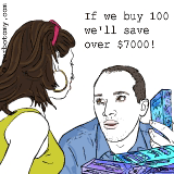 If we buy 100 we'll save over $7000!