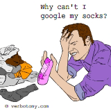 Why can't I google my socks?